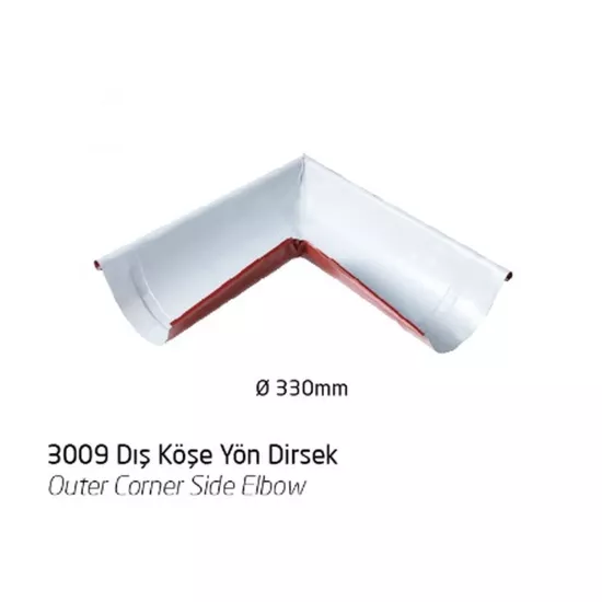 3009 Dış Köşe Yön Dirsek