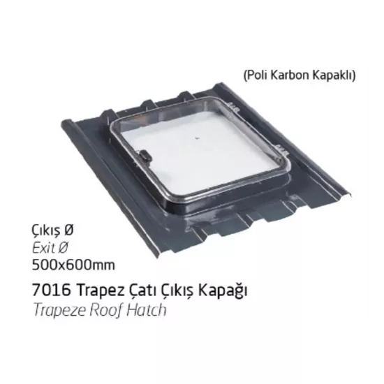 7016 Trapez Çatı Çıkış Kapağı