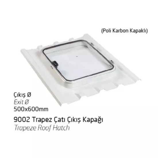 9002 Trapez Çatı Çıkış Kapağı